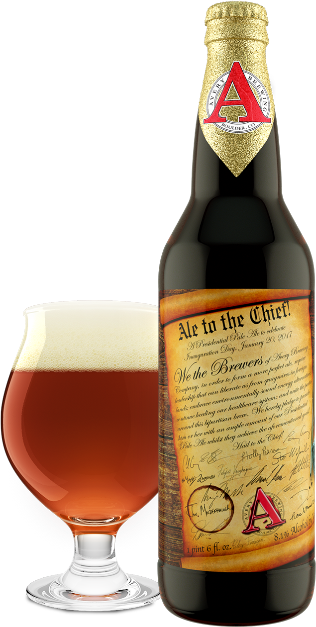 Ale To The Chief Photo - Rumpkin Avery Brewing (652x1283), Png Download