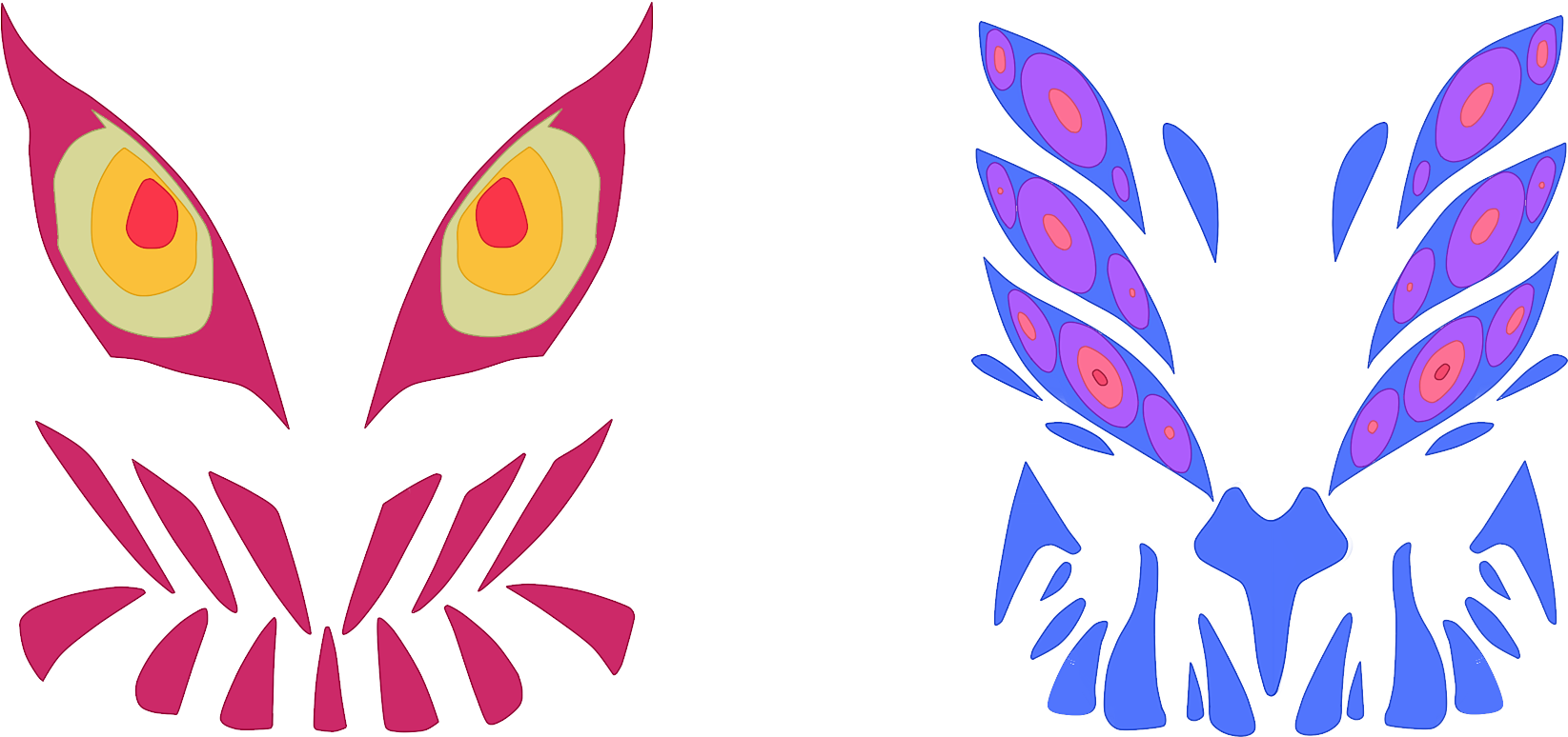 The Eyes [shoop Friendly] - Kill La Kill Junketsu Eyes (2000x1000), Png Download