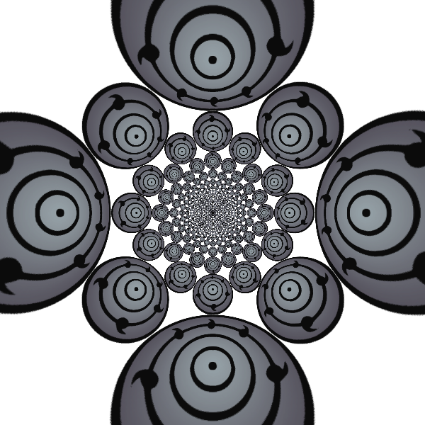 Rinnegan Genjutsu Pkh - Circle (600x600), Png Download