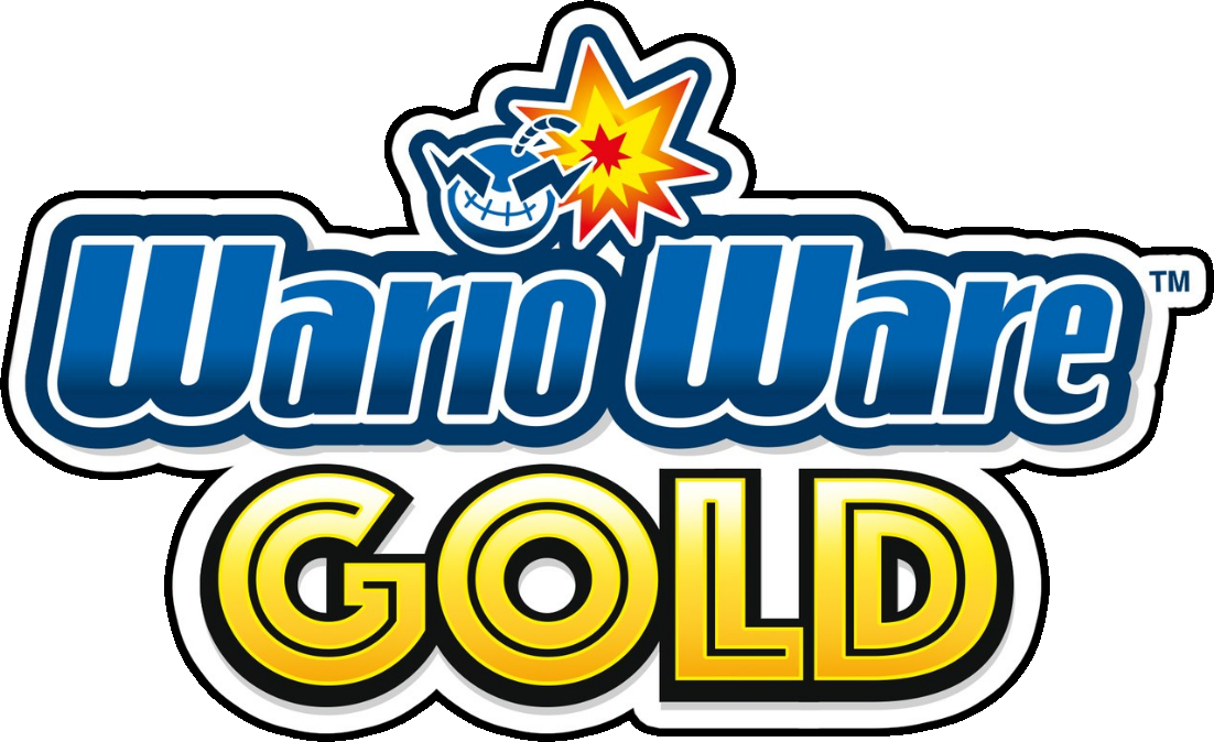 Warioware Gold Logo - Wario Ware Smooth Moves (1102x674), Png Download
