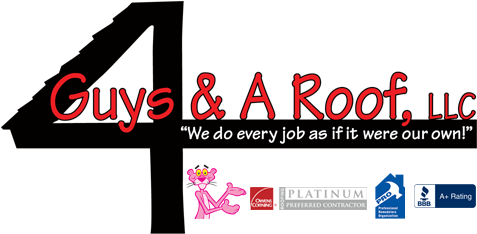 4 Guys & A Roof - Owens Corning (500x250), Png Download