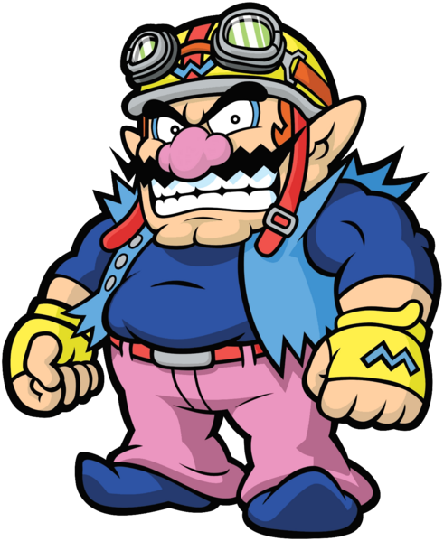 Wario Wariowarewii - Wario Ware (491x599), Png Download