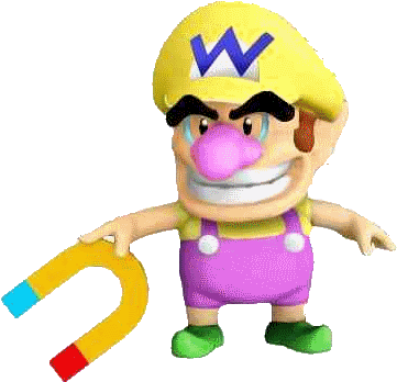 Baby Wario 3d - Super Mario Baby Wario (372x380), Png Download