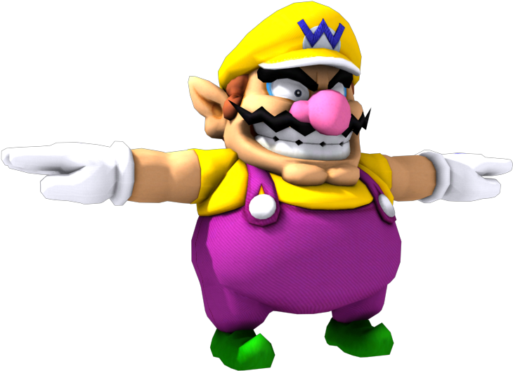 Download Zip Archive - Wario Smash Bros Model (750x650), Png Download