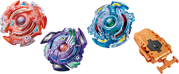 Takaratomy Beyblade Burst B-64 Super Custom Set Heavy - Beyblade Burst Inferno Ifrit (605x252), Png Download