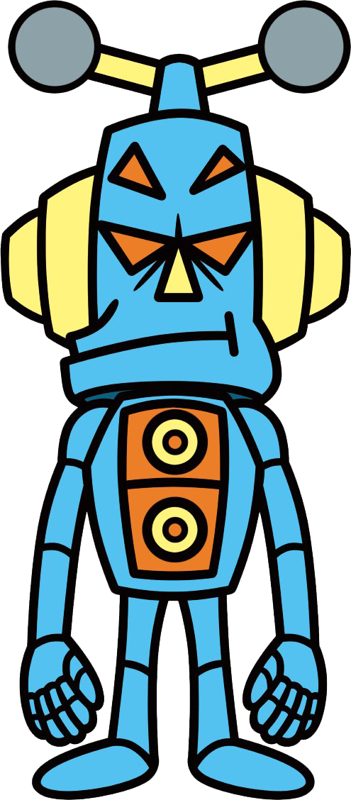 Mike, As He Appears In Warioware Gold - Mike The Karaoke Robot (495x1128), Png Download