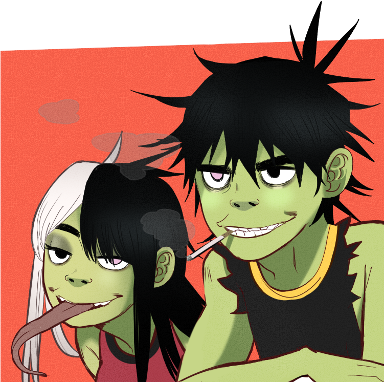 Related Image Pickling, Gorillaz, Tag Art, Character - Gorillaz Oc Child (750x866), Png Download