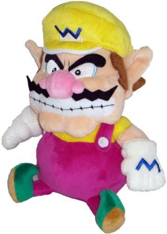 Wario 7" Plush - Wario Little Buddy Plush (344x480), Png Download