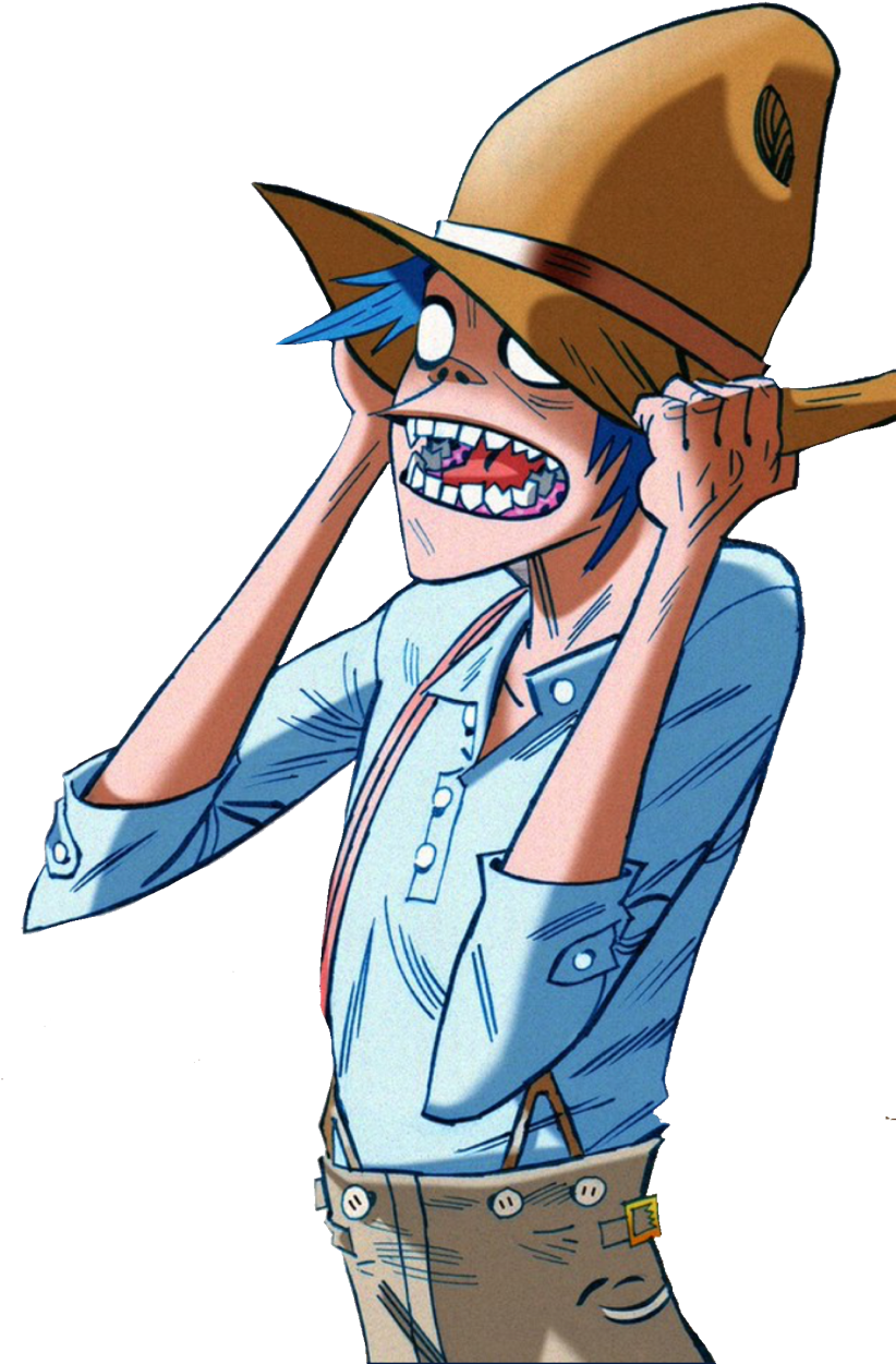 Twobinge - “https - //instagram - Com/p/bamjxnxho8i/ - 2 D Hat Gorillaz (822x1280), Png Download