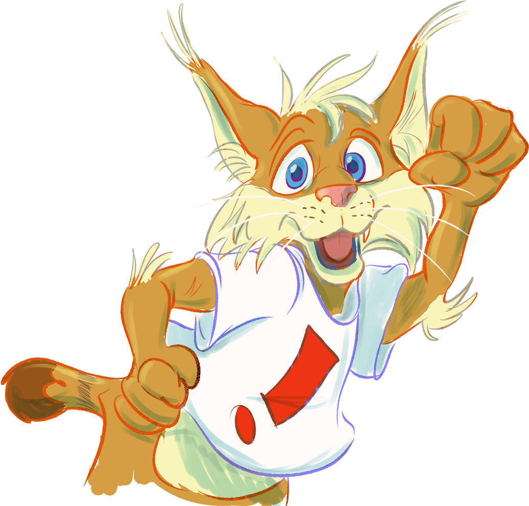Bubsy Redux - Cartoon (1151x992), Png Download
