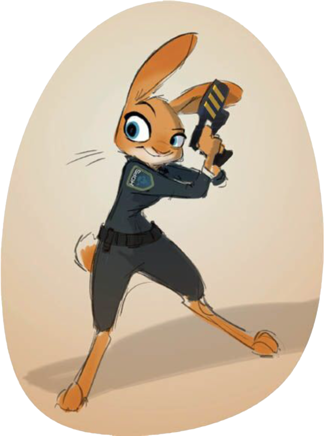 Judy Concept Byron Howard - Early Version Of Judy Hopps (1176x1536), Png Download