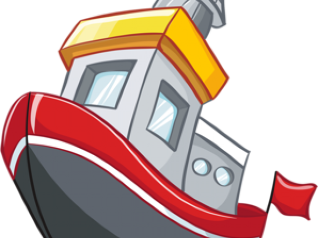 Fishing Boat Clipart Transportation - Un Dibujo De Mar Con Barcos (640x480), Png Download
