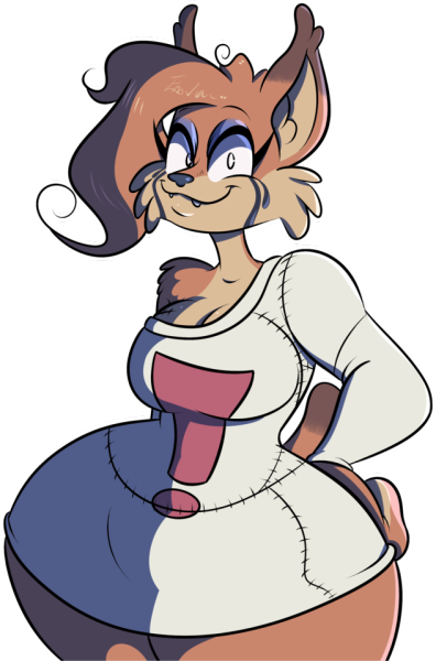 Bubsy Modern (396x600), Png Download