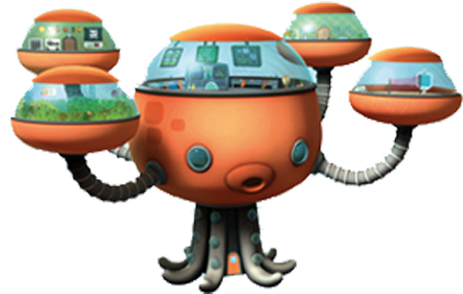 Octopod - Octonauts To Your Stations (sticker Stories) (432x286), Png Download