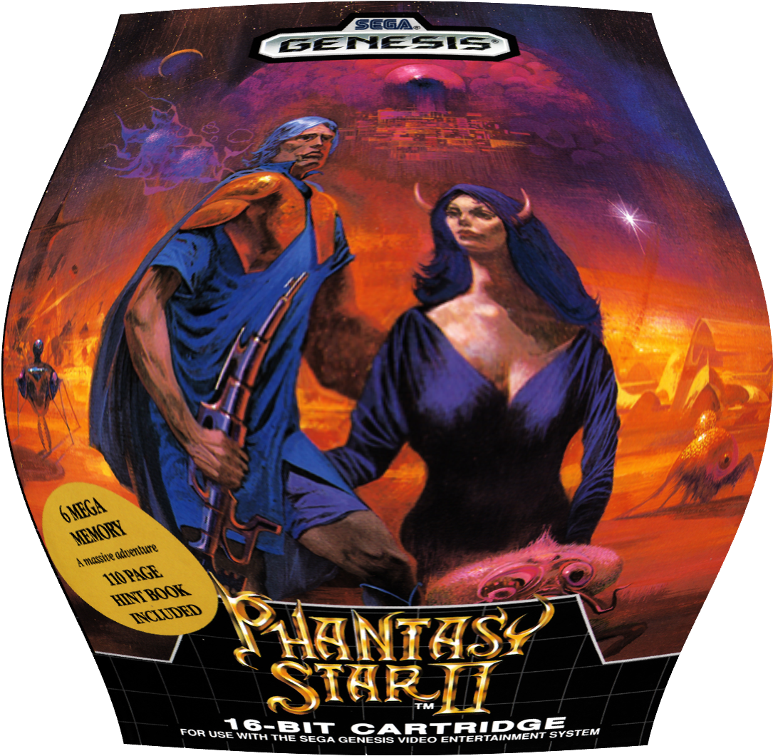 Phantasy Star Ii - Poster (1195x1155), Png Download