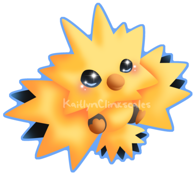 Chibi Zapdos (400x400), Png Download