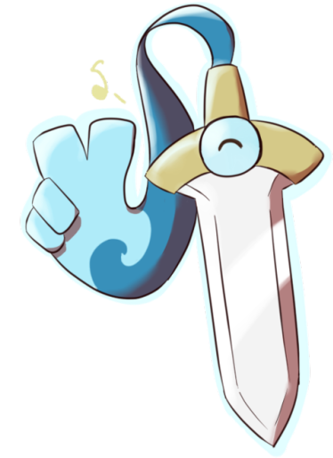 Happy Honedge - Cartoon (500x643), Png Download