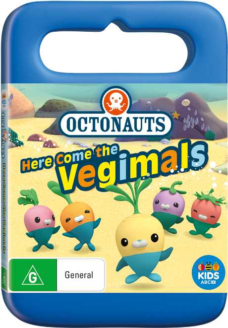 The Octonauts Christmas Feast Is Interrupted By A Giant - Octonauts - Here Come The Vegimals - Dvd (475x675), Png Download