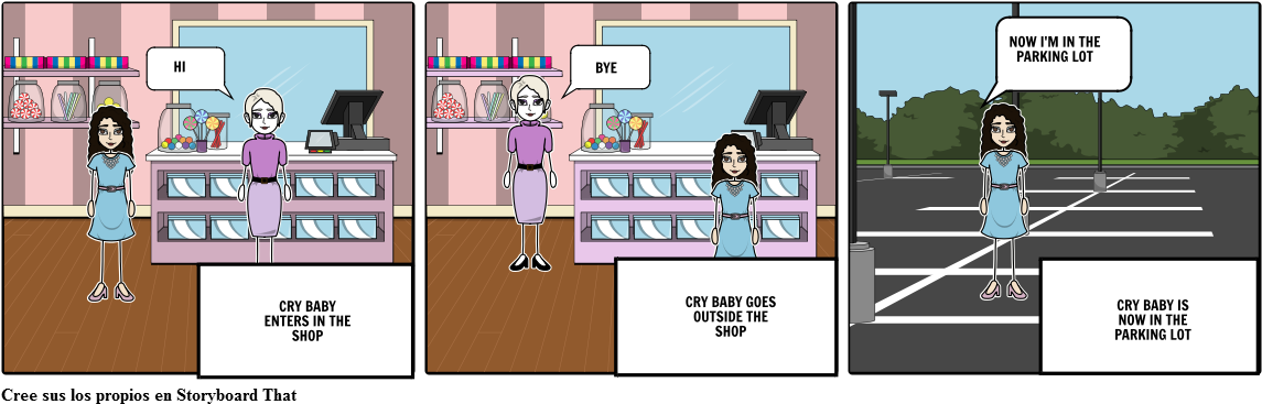 Cry Baby - Cartoon (1164x385), Png Download