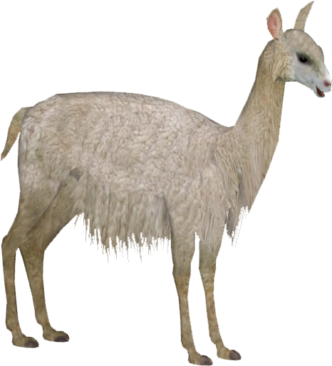 Alpaca - Zoo Tycoon 2 Alpaca (466x515), Png Download