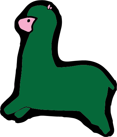 Greenalpacatag (388x456), Png Download