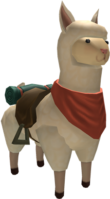 Alpaca Mount - Roblox Llama (420x420), Png Download