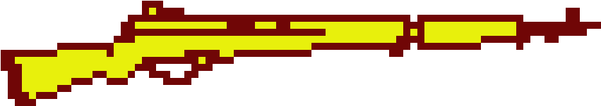Gold M1 Garand - Orange (1130x330), Png Download