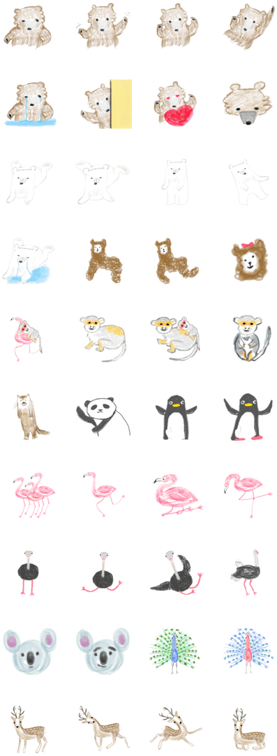 Funny And Surrealism Watercolor Animals - Drawing (420x1121), Png Download