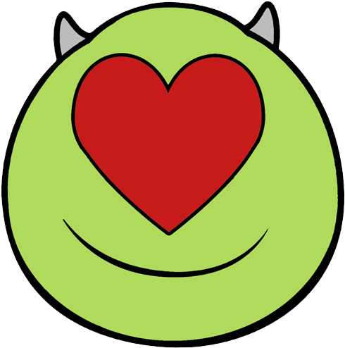 Disney Emojis Clip Art Disney Clip Art Galore - Mike Wazowski (494x501), Png Download