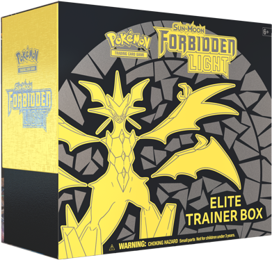 Sun & Moon Forbidden Light Trainer Box - Pokemon Forbidden Light Elite Trainer Box (500x375), Png Download