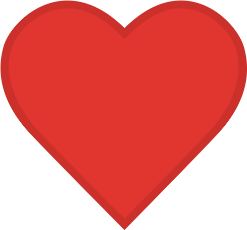 Emoji - Heart - Heart Shape (500x500), Png Download