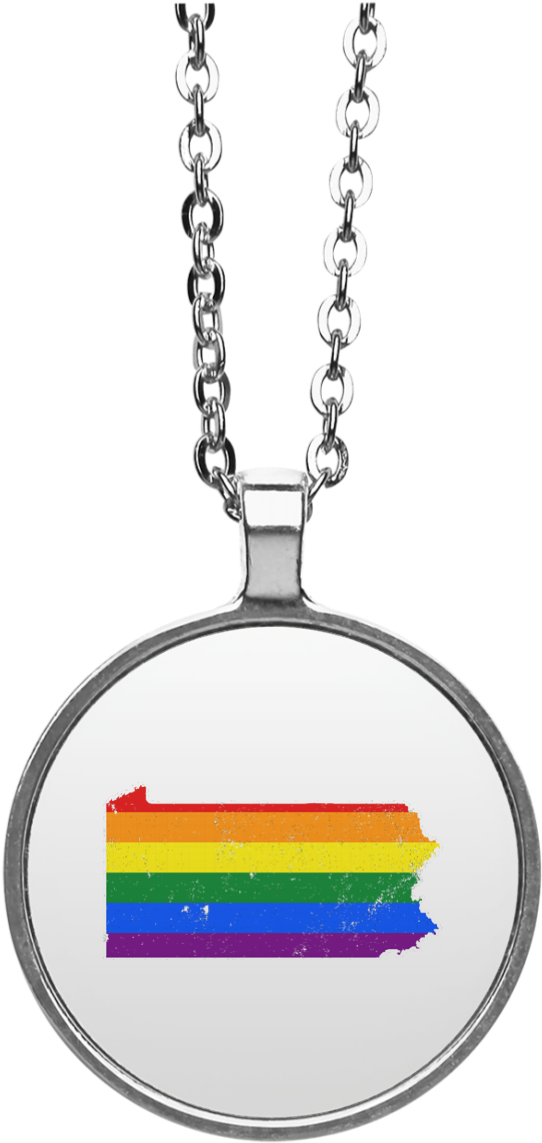 Pennsylvania Rainbow Flag Lgbt Community Pride Lgbt - Grandma Necklace - I Am Proud Of Many Things In Life, (1155x1155), Png Download