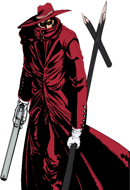 Alucard Png Transparent Image - Hellsing Alucard Png (440x640), Png Download