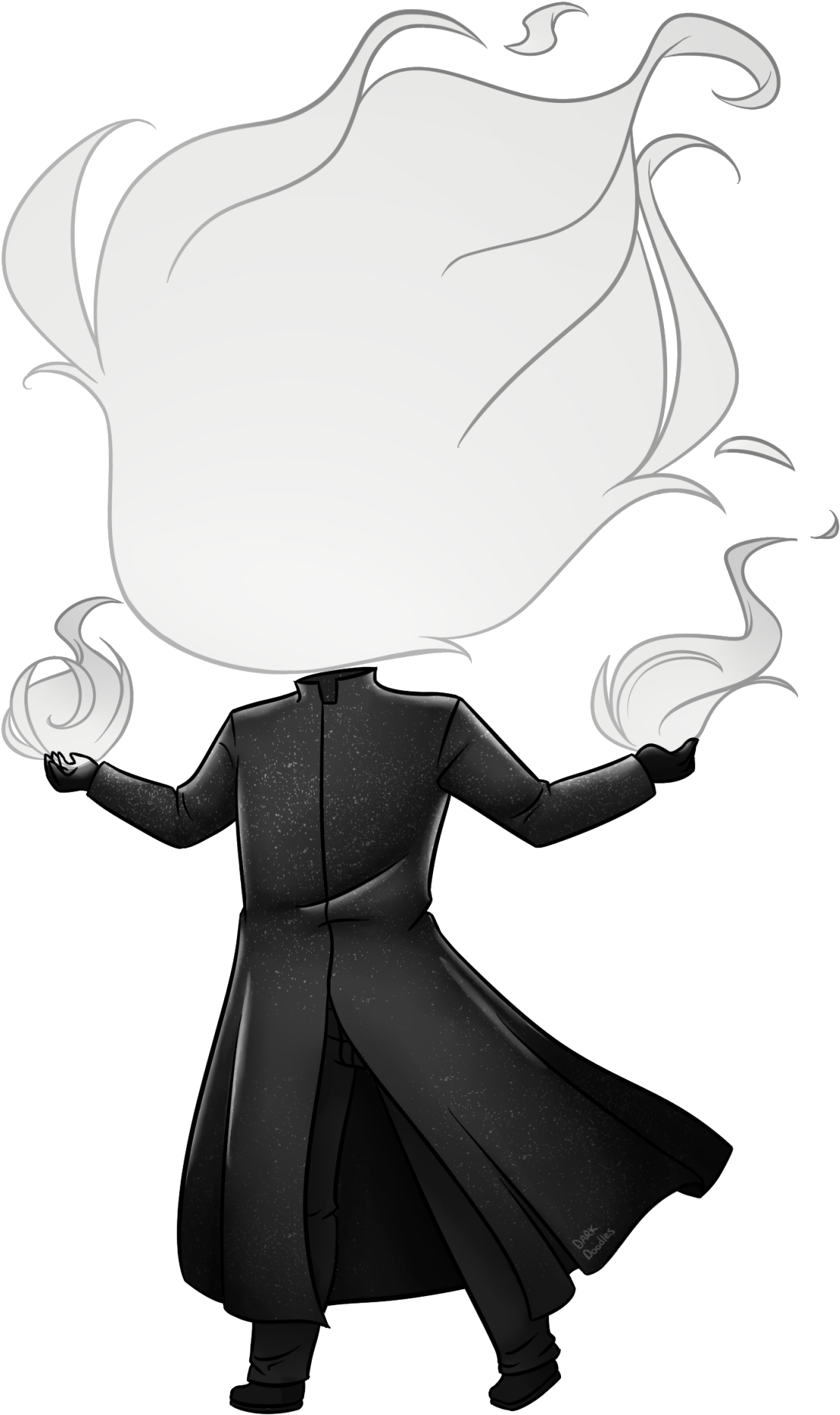 I Literally Have A Crush On A Flame Demon All Because - Yandere Simulator Flame Demon Chibi (1162x1920), Png Download