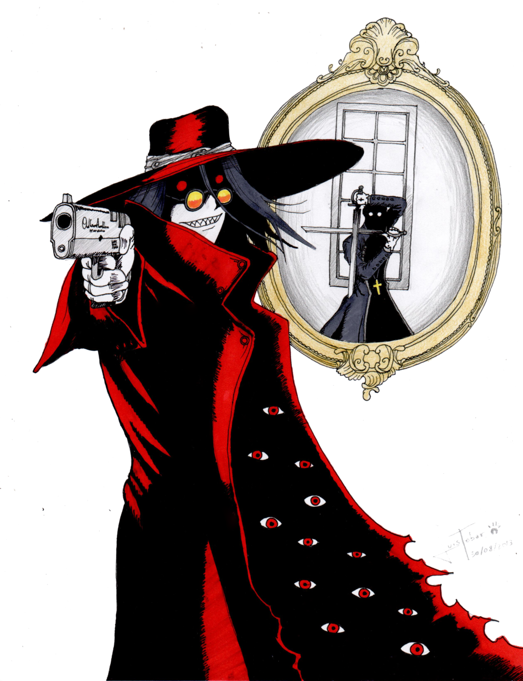 Hellsing Png File - Imagens Do Alucard Png (1024x1334), Png Download