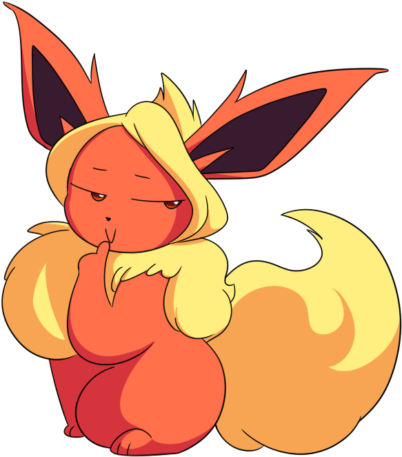 Flareon - Evilflareon (680x680), Png Download