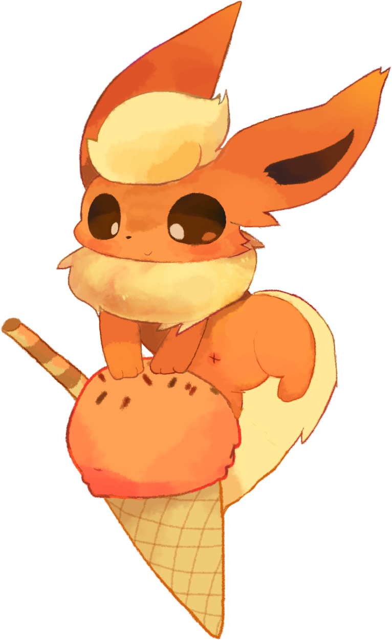 Flareon - Art 4 Life (800x1249), Png Download