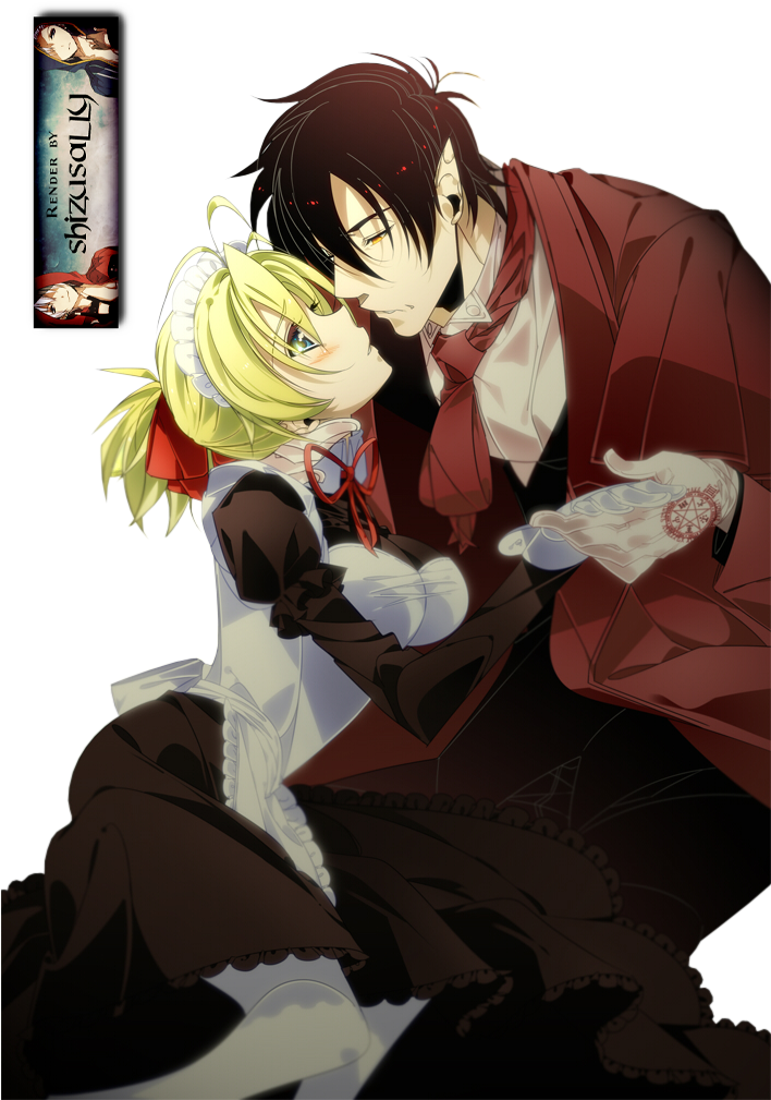Alucard X Victoria Render By Shizusally - Hellsing Victoria X Alucard (707x1023), Png Download
