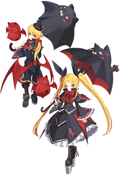 Lost Saga Rachel Blazblue (384x560), Png Download