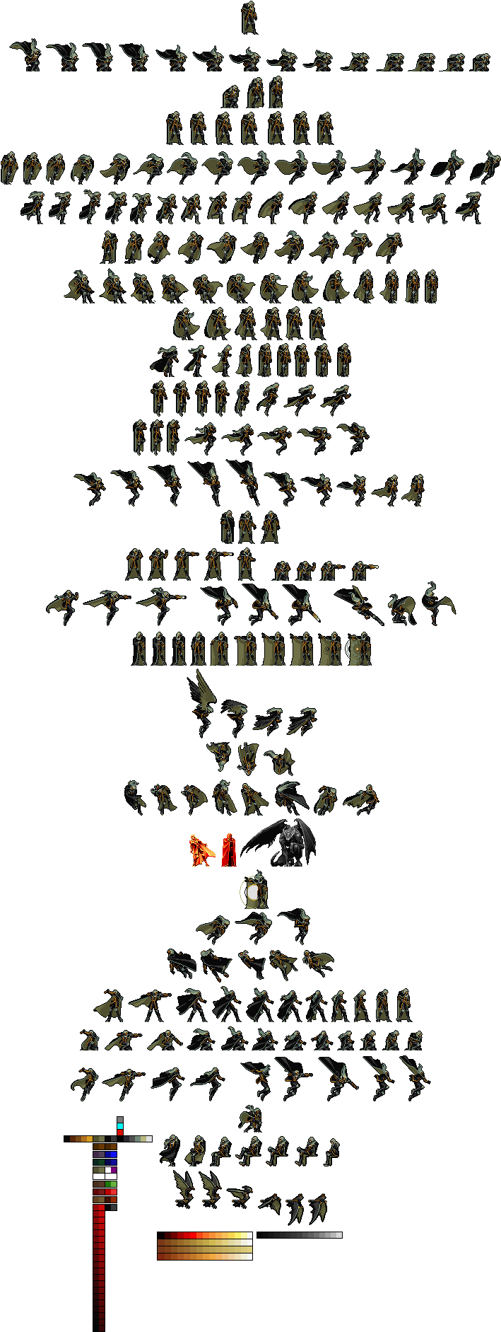 Castlevania Alucard Sprite Sheet (728x1892), Png Download