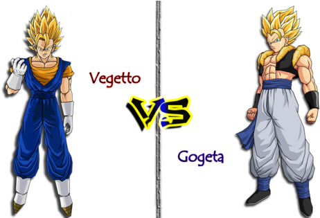 Все Смешано Обои Entitled Vegeth Vs Gogeta, Leave One - Dragon Ball Z Gogeta (500x314), Png Download