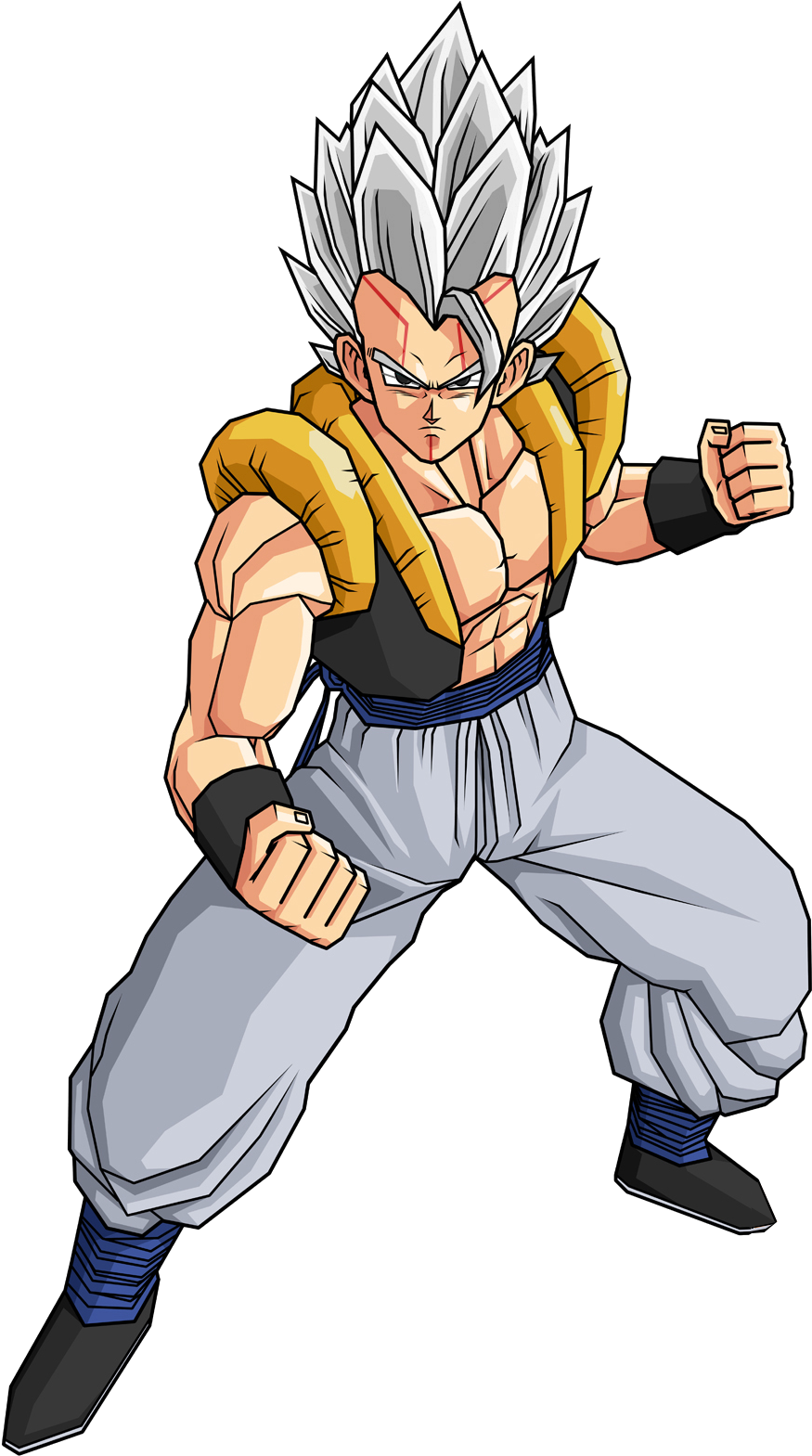 Baby Gogeta - Dragon Ball Z Baby Gogeta (1026x1635), Png Download