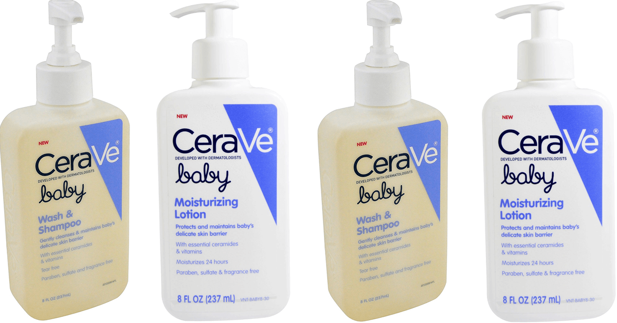 Cerave Baby Moisturizing Lotion - 8 Fl Oz Bottle (1200x630), Png Download
