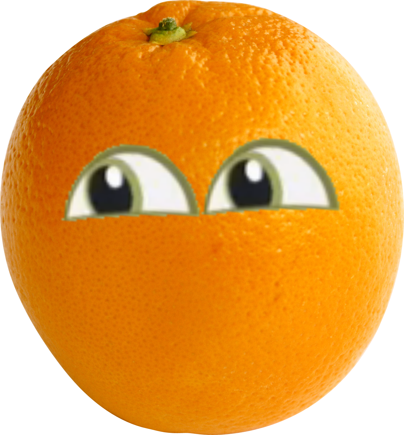 Annoying Orange No Mouth (1315x1416), Png Download