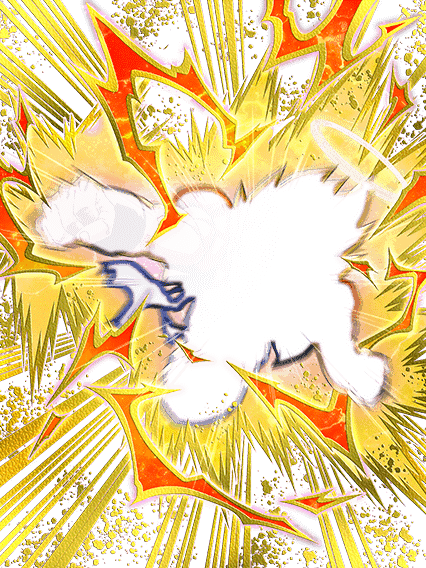 Effect For Super Gogeta - Dokkan Battle Effect Dark (426x568), Png Download