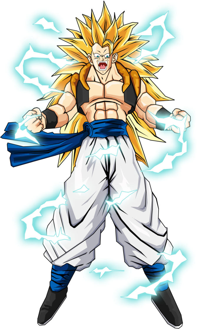 Gogeta Transparent Ssj3 Clipart Royalty Free Library - Dragon Ball Gogeta Ssj3 (692x1154), Png Download
