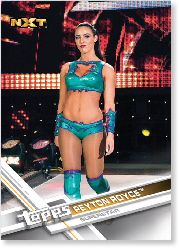 Peyton Royce - Peyton Royce Wwe Topps 2017 (1440x975), Png Download
