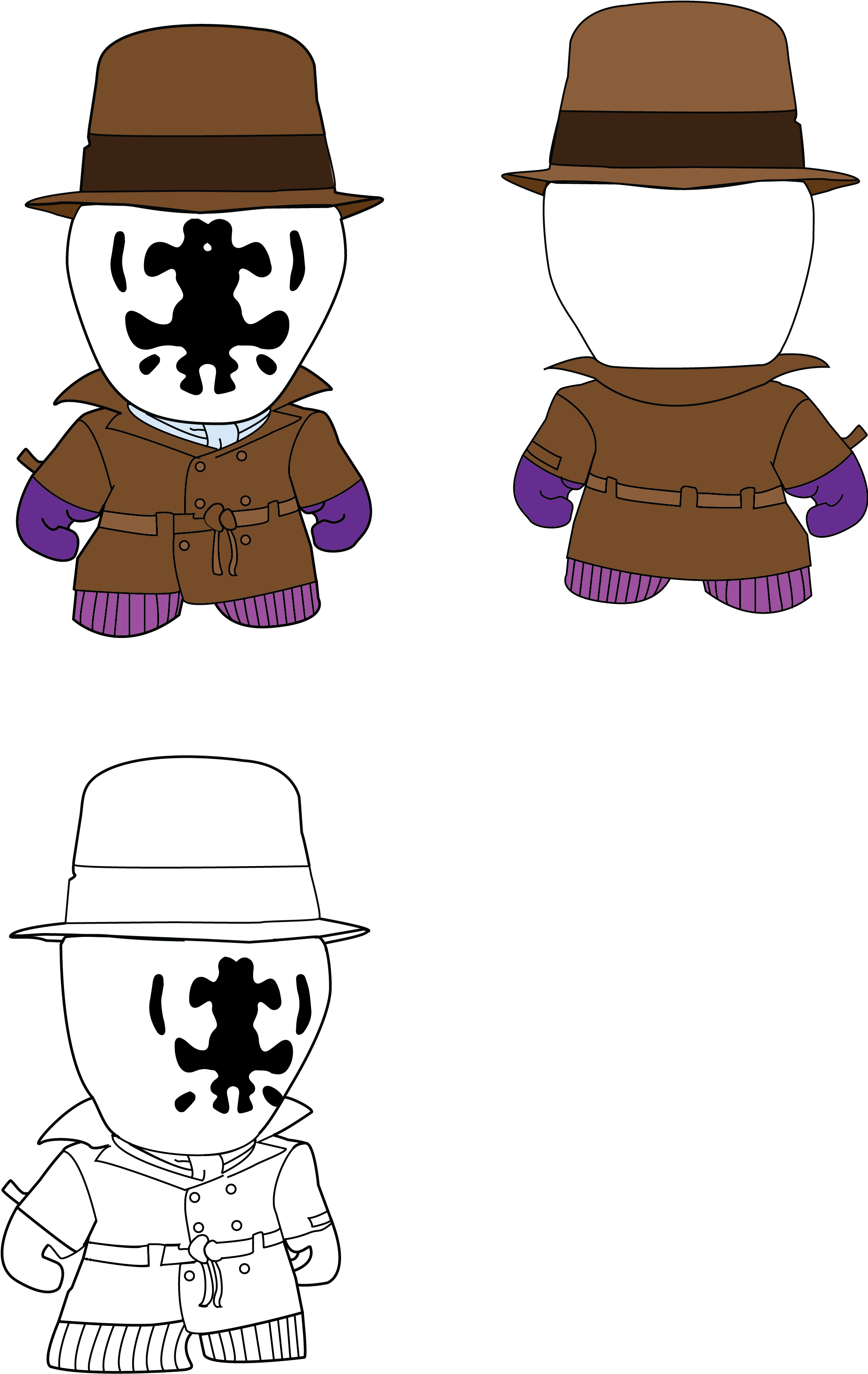 Projet Rorschach Calque (2080x3222), Png Download
