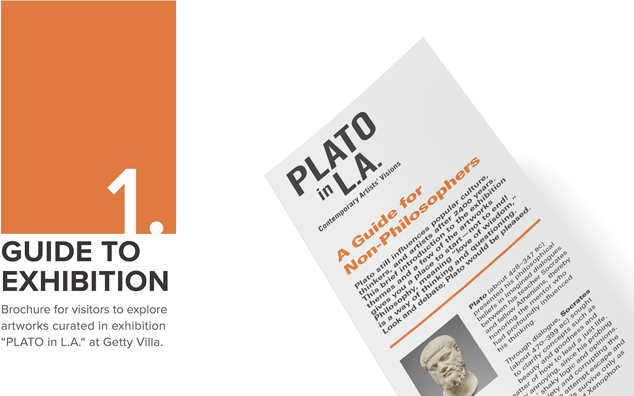 Works At The Getty Villa - Exhibition Poster Design (1400x800), Png Download
