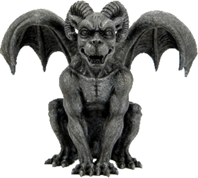 Gargoyle-017 - Gargoyles (400x360), Png Download